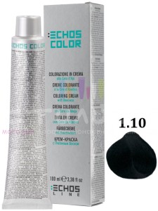 Echos Color Крем-краска Echoscolor  1.10 Blue Black иссине-черный 100мл