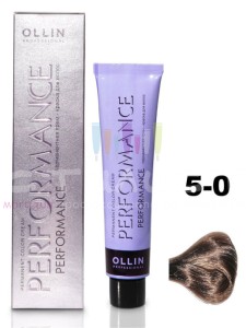 Ollin Color Performance Перманентная крем-краска для волос  5/0 светлый шатен 60мл